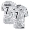 Bijan Robinson Atlanta Falcons 2024 Salute To Service Arctic Camo Jersey - All Stitched