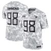 Jeffery Simmons Tennessee Titans 2024 Salute To Service Arctic Camo Jersey - All Stitched