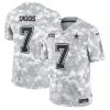 Trevon Diggs Dallas Cowboys 2024 Salute To Service Arctic Camo Jersey - All Stitched