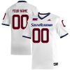 Custom South Alabama Jaguars Football White Away Jersey w/ SBC Patch - All Stitched