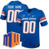 Custom Boise State Broncos Football Royal Home Jersey w/ MWC Patch - All Stitched