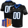 Custom Boise State Broncos Football Black Alternate Jersey w/ MWC Patch - All Stitched