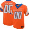 Custom Boise State Broncos Football Orange Untouchable Jersey - All Stitched