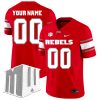 Custom UNLV Rebels Football Red Home Jersey w/ MWC Patch - All Stitched