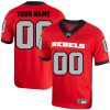 Custom UNLV Rebels Football Red Alternate Jersey - All Stitched