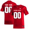 Custom Fresno State Bulldogs Football Red Home Jersey - All Stitched