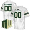 Custom Colorado State Rams Football White Away Jersey w/ MWC Patch - All Stitched