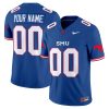 Custom SMU Mustangs Football Royal Vapor F.U.S.E Limited Jersey - All Stitched