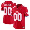Custom SMU Mustangs Football Red Vapor F.U.S.E Limited Jersey - All Stitched