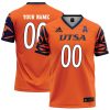 Custom UTSA Roadrunners Football Orange Game Jersey w/ AAC Patch - All Stitched