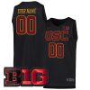 Custom USC Trojans Basketball Black Game Jersey - All Stitched