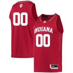 Custom Indiana Hoosiers Basketball Crimson Game Jersey - All Stitched