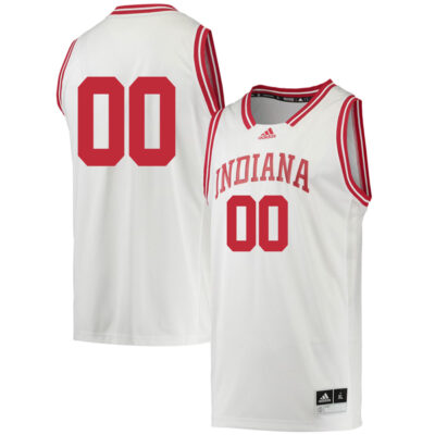 Custom Indiana Hoosiers Basketball White Game Jersey - All Stitched