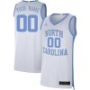 Custom North Carolina Tar Heels Basketball White Limited Retro Jersey - All Stitched