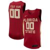 Custom Florida State Seminoles Basketball Garnet Game Jersey - All Stitched