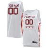 Custom Florida State Seminoles Basketball White Game Jersey - All Stitched