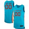 Custom Florida State Seminoles Basketball Turquoise Game Jersey - All Stitched
