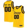 Custom Iowa Hawkeyes Basketball Gold Game Jersey - All Stitched