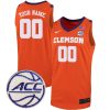 Custom Clemson Tigers Basketball Orange Game Jersey - All Stitched