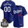 Custom Los Angeles Dodgers Royal Blue Alternate Limited Jersey - All Stitched