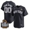 Custom New York Yankees Black Baseball Limited Jersey - All Stitched