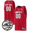 Custom Louisville Cardinals Basketball Red Game Jersey w/ ACC Patch - All Stitched