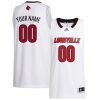 Custom Louisville Cardinals Basketball White Game Jersey - All Stitched
