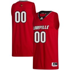 Custom Louisville Cardinals Basketball Red Jersey - All Stitched