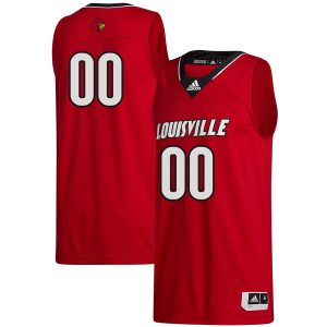 Custom Louisville Cardinals Basketball Red Jersey - All Stitched