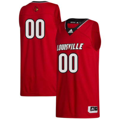 Custom Louisville Cardinals Basketball Red Jersey - All Stitched