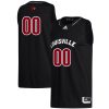 Custom Louisville Cardinals Basketball Black Jersey - All Stitched