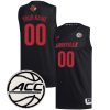 Custom Louisville Cardinals Basketball Black Jersey - All Stitched