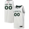 Custom Miami Hurricanes Basketball White Game Jersey - All Stitched