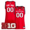 Custom Rutgers Scarlet Knights Basketball Scarlet Game Jersey - All Stitched