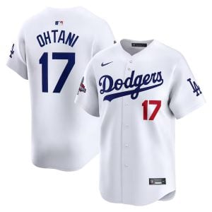 Shohei Ohtani Los Angeles Dodgers 2024 World Series Champions White Limited Jersey - All Stitched