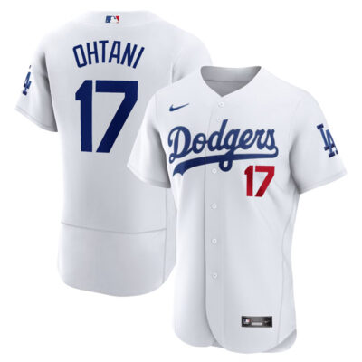 Shohei Ohtani LA Dodgers White Limited Stitched Jersey