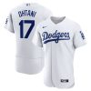Shohei Ohtani LA Dodgers White Game Stitched Jersey