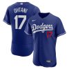 Shohei Ohtani LA Dodgers Royal Game Stitched Jersey