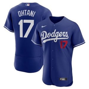 Shohei Ohtani LA Dodgers Royal Game Stitched Jersey