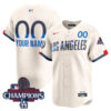Custom Los Angeles Dodgers Cream City Connect Limited Jersey - All Stitched