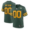 Custom Green Bay Packers Green Classic Game Jersey - All Stitched