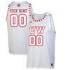 Custom Wisconsin Badgers Basketball 2021/22 White Jersey - All Stitched