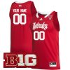 Custom Nebraska Cornhuskers Basketball Scarlet Game Jersey - All Stitched