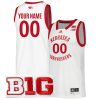 Custom Nebraska Cornhuskers Basketball White Game Jersey - All Stitched
