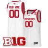Custom Nebraska Cornhuskers Basketball White Jersey - All Stitched