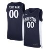Custom Penn State Nittany Lions Basketball Navy Game Jersey - All Stitched