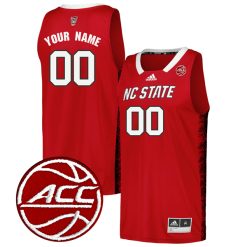 Custom North Carolina State Wolfpack Basketball Red Home Jersey - All Stitched