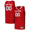 Custom NC State Wolfpack Basketball Red Home Jersey - All Stitched