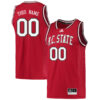 Custom NC State Wolfpack Basketball Red Reverse Retro Jersey - All Stitched