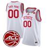 Custom North Carolina State Wolfpack Basketball White Jersey - All Stitched